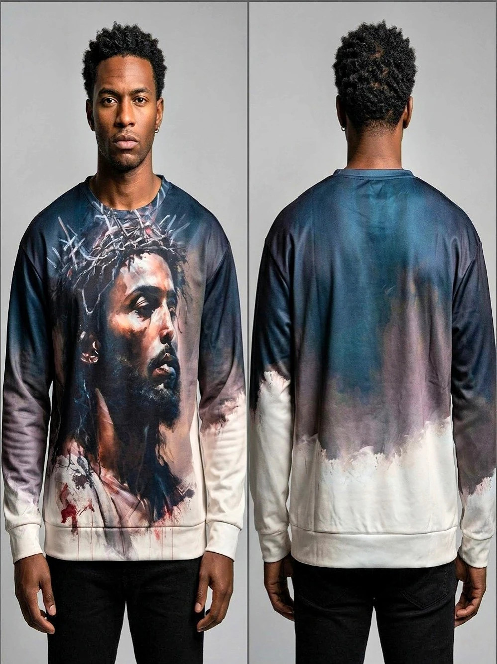 Graphic Crewneck Sweatshirt Size XL